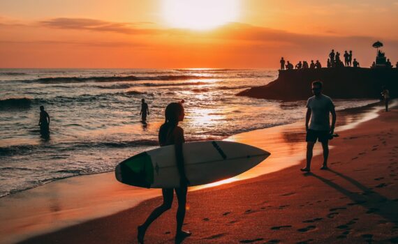 Surfen lernen Bali